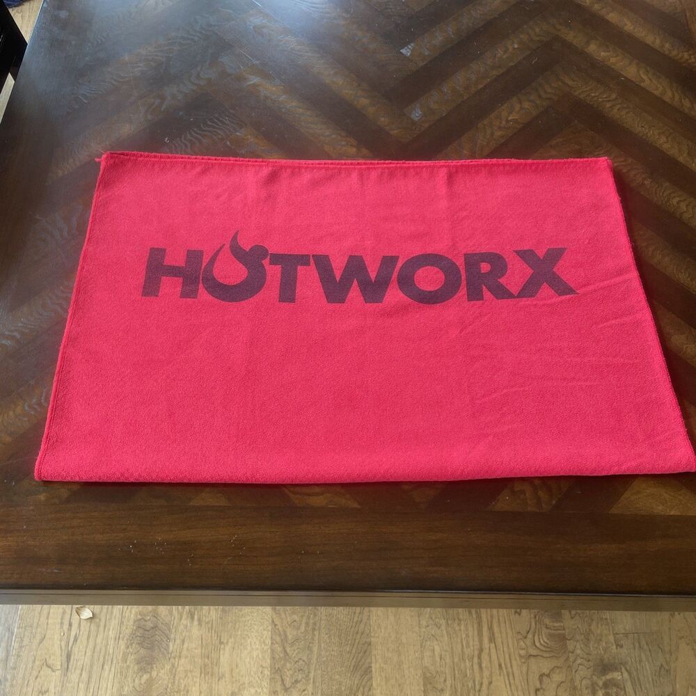 Red Hotworx Towel Non- Slip Large Size